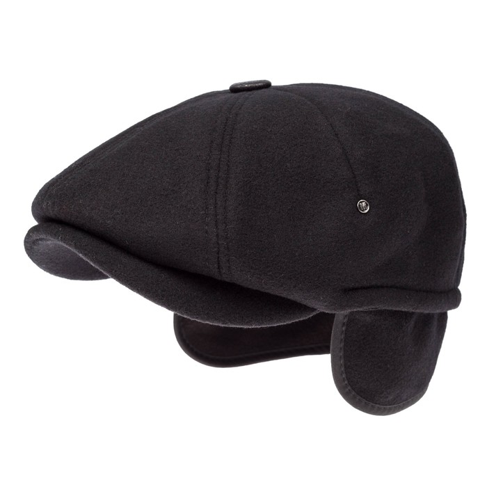 Кепка мужская "Восьмиклинка", размер 61, цвет чёрный, 422.730.532