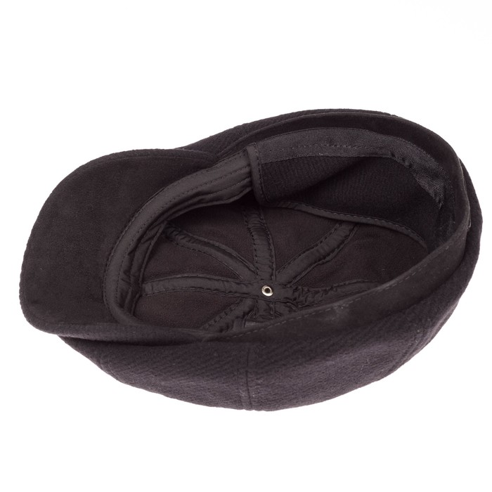 Кепка мужская "Восьмиклинка", размер 57, цвет чёрный, 425.731.502