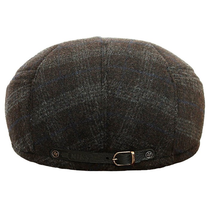 Кепка мужская "Кепи" Miks, размер 57, цвет коричневый, клетка, 629.236.232