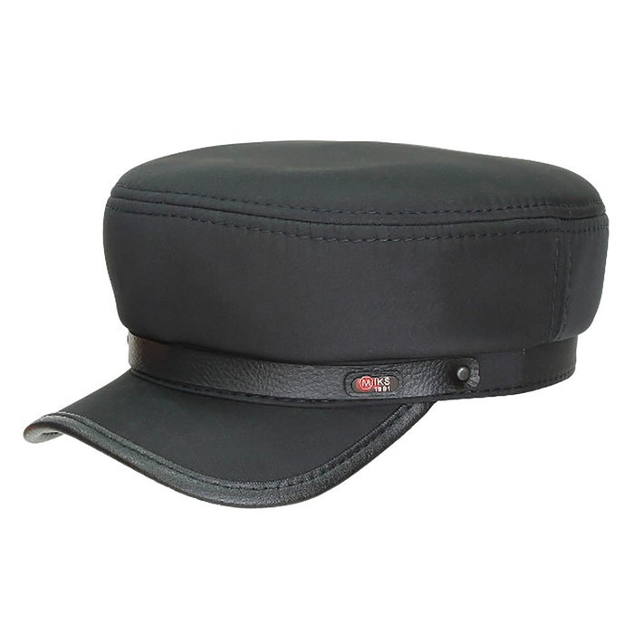 Кепка мужская "Капитанка", размер 58, цвет чёрный, 701.240.062