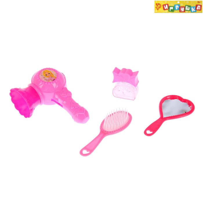 Набор для игры в парикмахера, 4 предмета