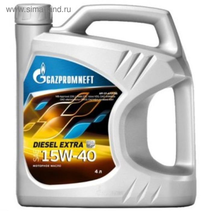 фото Масло моторное gazpromneft diesel extra 15w-40, 4 л