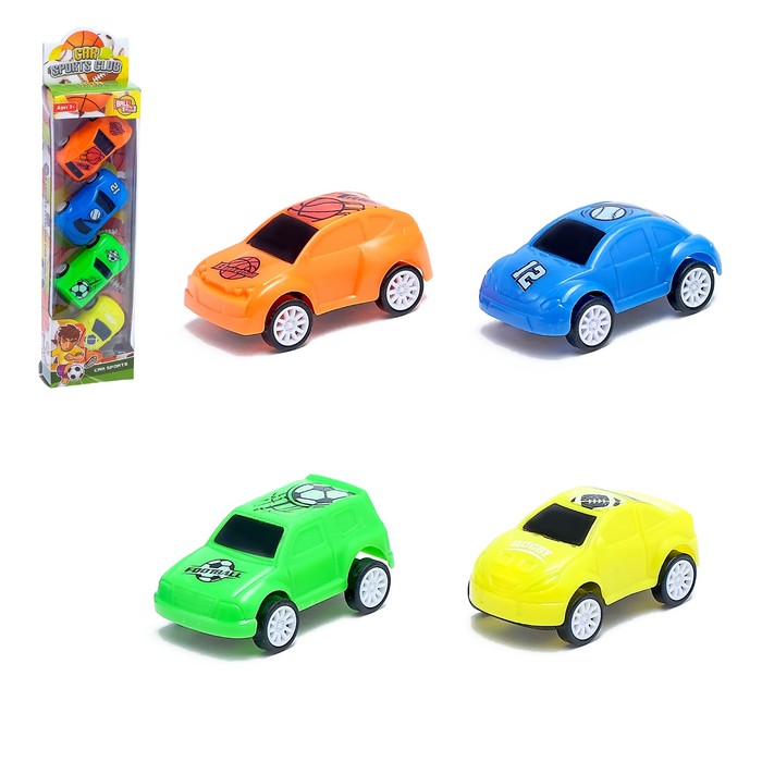 Машина &quot;Спорт&quot;, набор 4 шт.