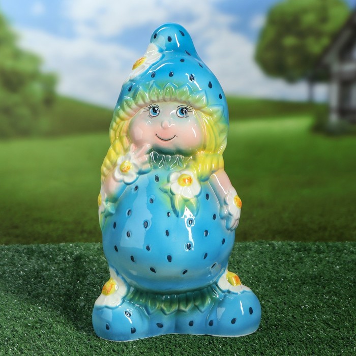 Садовая фигура "Клубничка" глазурь, микс