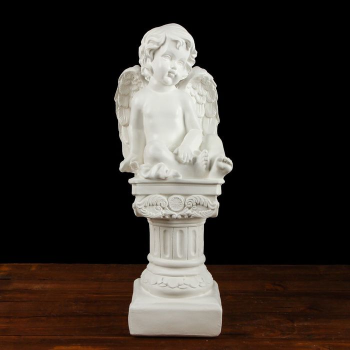 Фигура светящаяся "Ангел на пьедестале" 43см