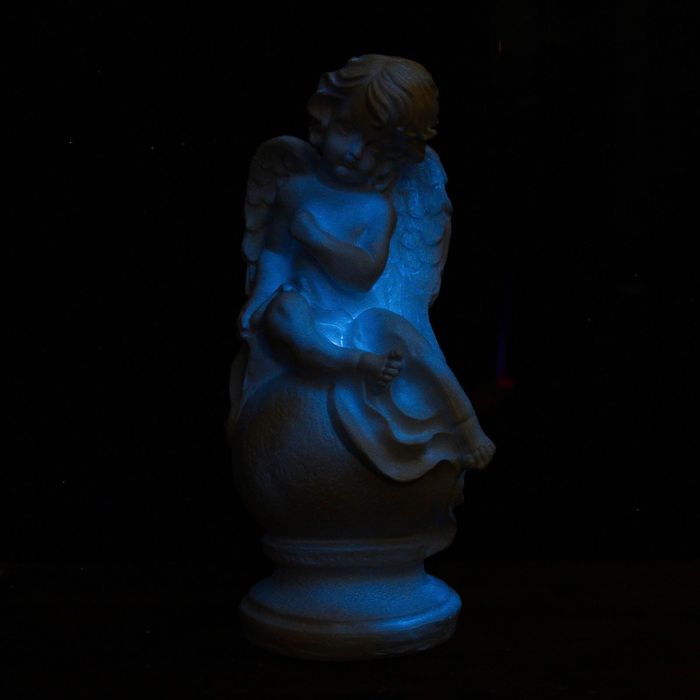 Фигура светящаяся "Амур на шаре" 42см