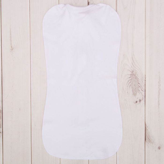 Трикотажная пелёнка "Кокон", цвет белый 12455