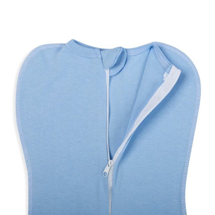 Трикотажная пелёнка "Кокон", цвет голубой 12455