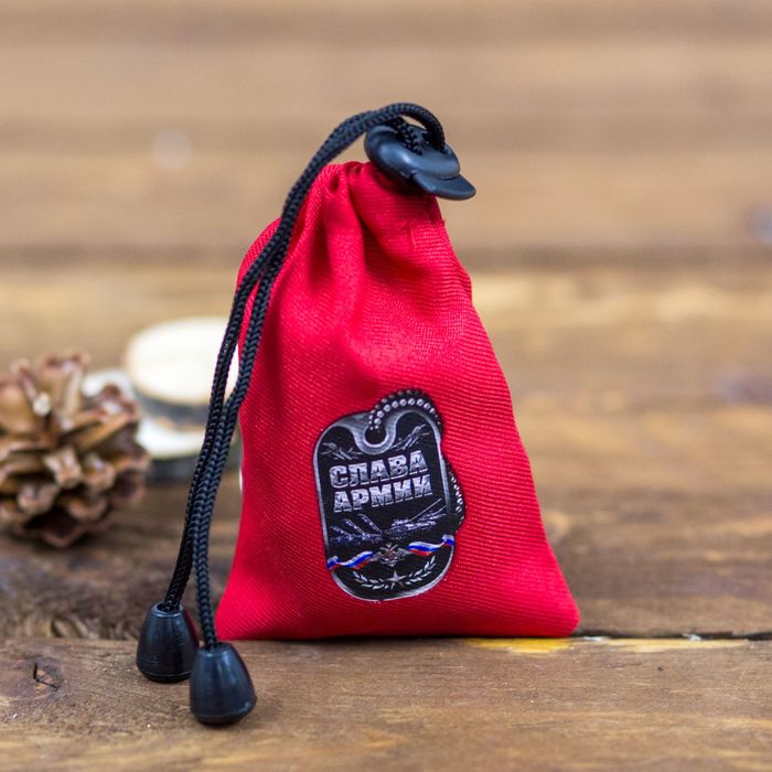 Набор стопок в мешке "Слава армии", 30 мл., 3 шт