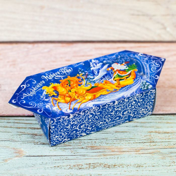 Коробка сборная фигурная "Чудесного Нового Года!", 5х13х3 см.