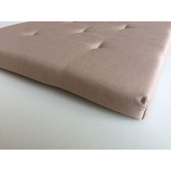 Подушка на стул Простая 38х38 см, h 3 см, цвет бежевый, 80%п/э,20%хл,ВО, пoролон