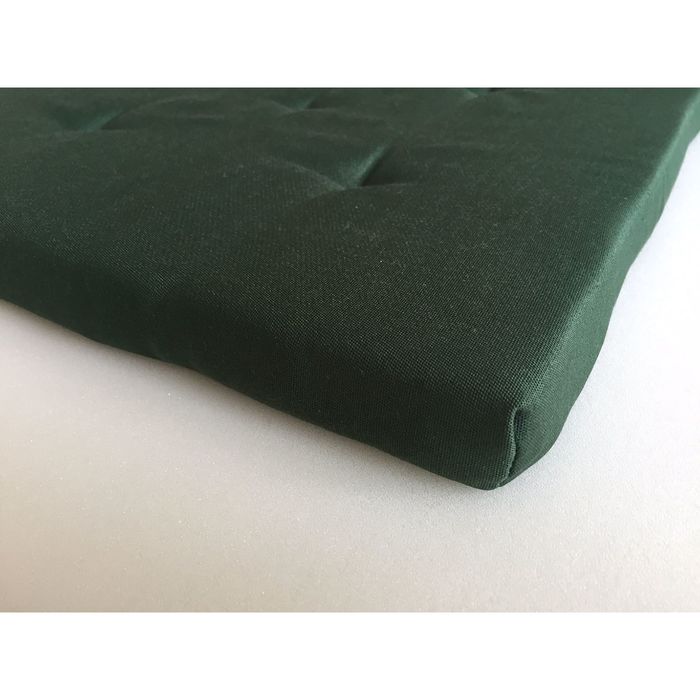 Подушка на стул Простая 38х38 см, h 3 см, цвет зеленый, 80%п/э,20%хл,ВО, пoролон
