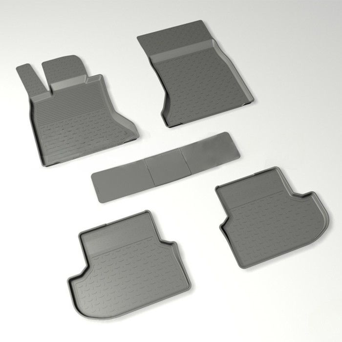 Коврики резиновые с высоким бортом для Bmw 5 Ser F10, 2013-2016