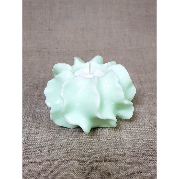 Свеча "Коралл" 12*8,5 мятная