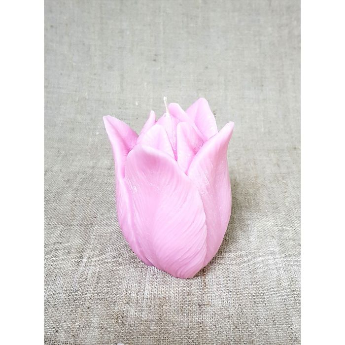 Свеча "Тюльпан" 10,5*7,5 розовый
