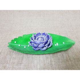 

Свеча на подставке"Тропикана " фиолетовая