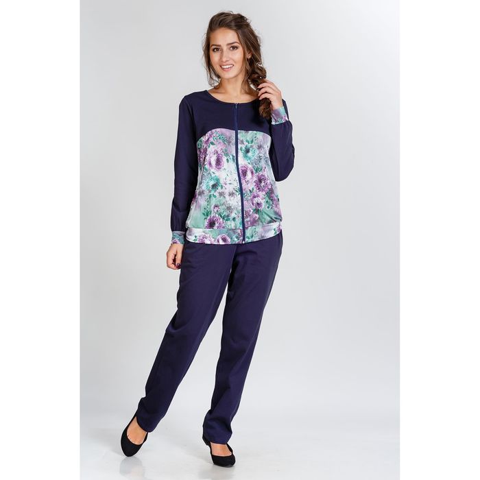 Комплект женский (джемпер, брюки) "Тоскана Лайт" цвет синий, р-р 44
