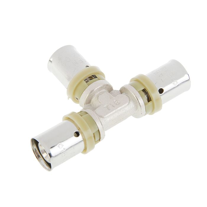 Тройник-пресс TAEN, 16х16х16 мм, соединительный