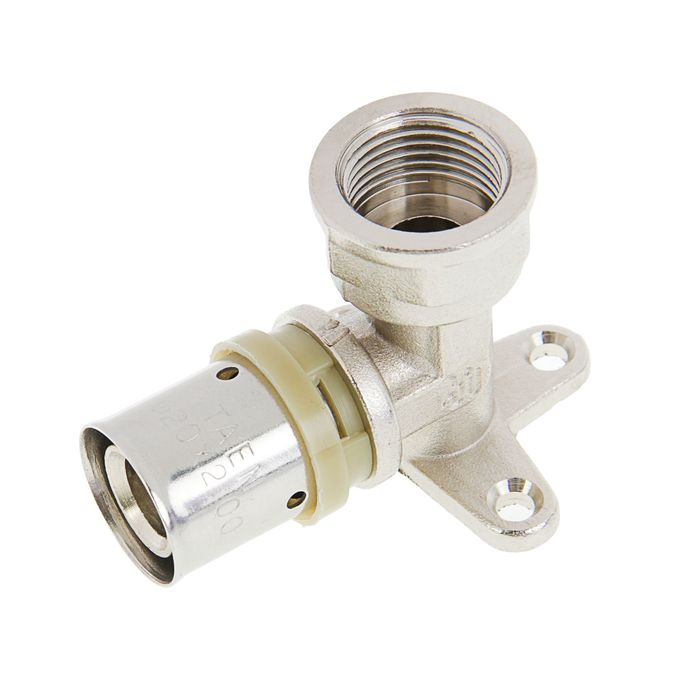 Уголок-пресс TAEN, 20 мм х 1/2" внутренняя резьба, с креплением