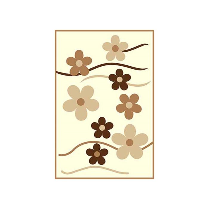 Ковёр Карвинг Фризе ПП VISION DELUXE_V117, 2*5, прямоугольный, LIGHT CREAM MР