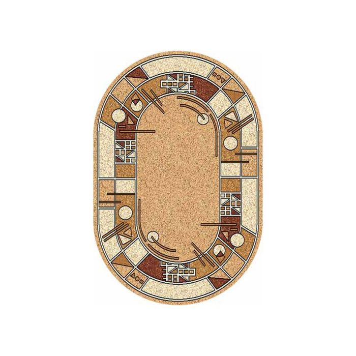 Ковёр БЦФ ПП LAGUNA_ALBINA 3, 2*5,5, овал, BEIGE MР