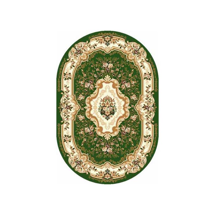 Ковёр БЦФ ПП LAGUNA_d017, 2,5*4,5, овал, GREEN MР
