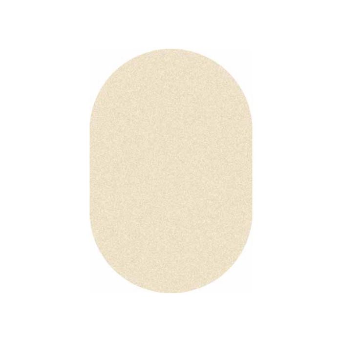 Ковёр Фризе ПП PLATINUM_t600, 0,8*1,5, овал, CREAM MР