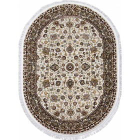 

Ковёр овальный Shahreza d203, 240 х 500 см, цвет cream-brown