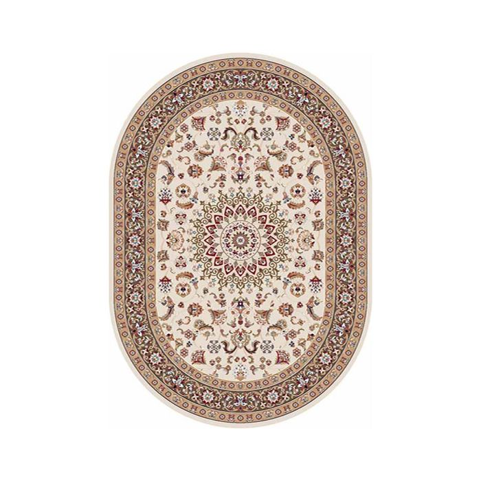 Ковёр Хит-Сет ПП SHAHREZA_d210, 2,8*4,7, овал, CREAM-BROWN MР