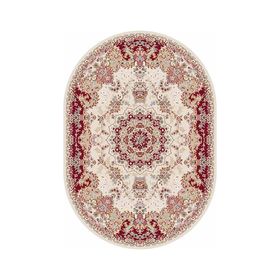 

Овальный ковёр Shahreza d211, 80 х 140 см, цвет cream-red
