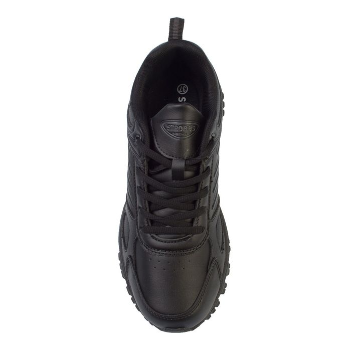 Полуботинки, цвет чёрный, размер 38