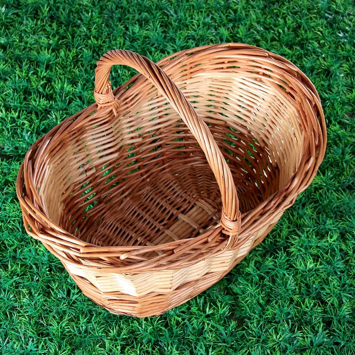 Корзина «Тюльпан», 5л, дно20х15 см, верх 34х24 см, Н17/20/27см