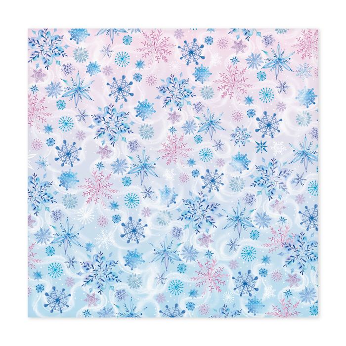 Бумага для скрапбукинга «Зима в городке», 15,5 × 15,5 см