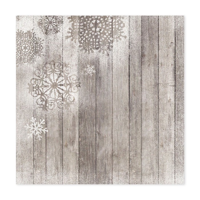 Бумага для скрапбукинга «На фоне зимы», 15,5 × 15,5 см