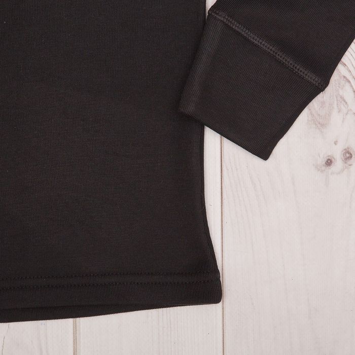 Лонгслив для мальчика, рост 152 см, цвет чёрный М810