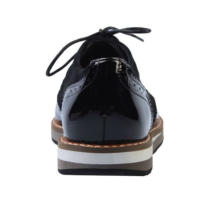 Полуботинки женские, цвет чёрный, размер 37