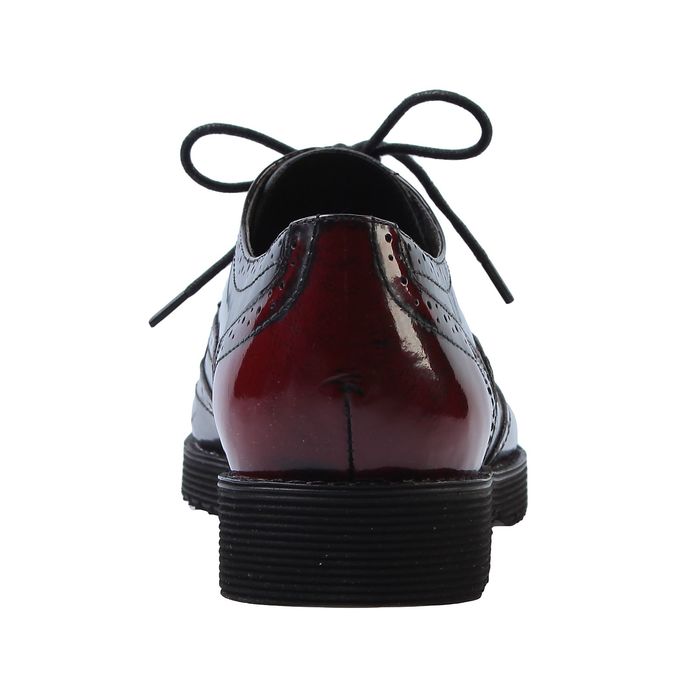 Полуботинки женские, цвет чёрный, размер 37