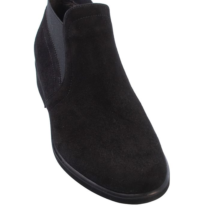 Полуботинки женские с увеличенной полнотой, размер 39, цвет чёрный, арт. 166108-0