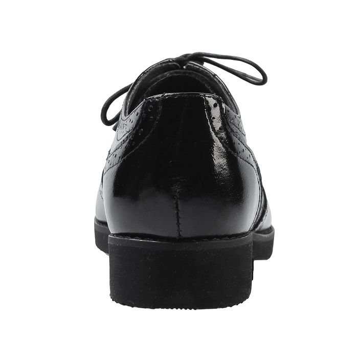 Полуботинки женские, цвет чёрный, размер 37