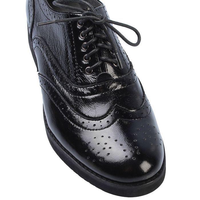 Полуботинки женские, цвет чёрный, размер 37