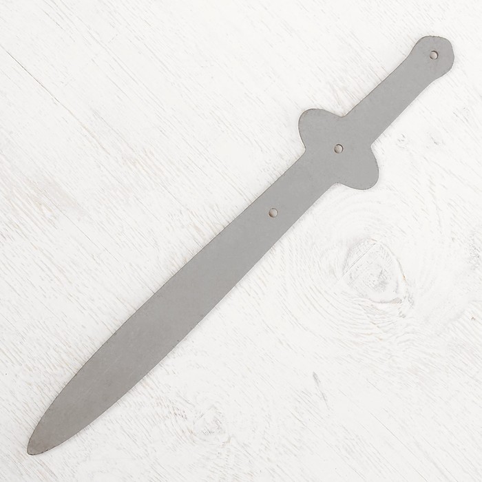 Меч деревянный 40 см, серебро