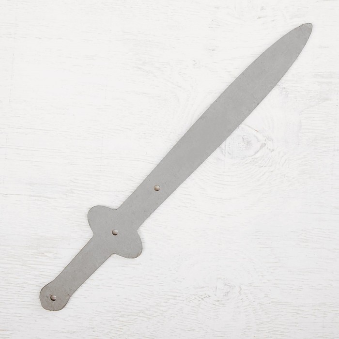 Меч деревянный 40 см, серебро