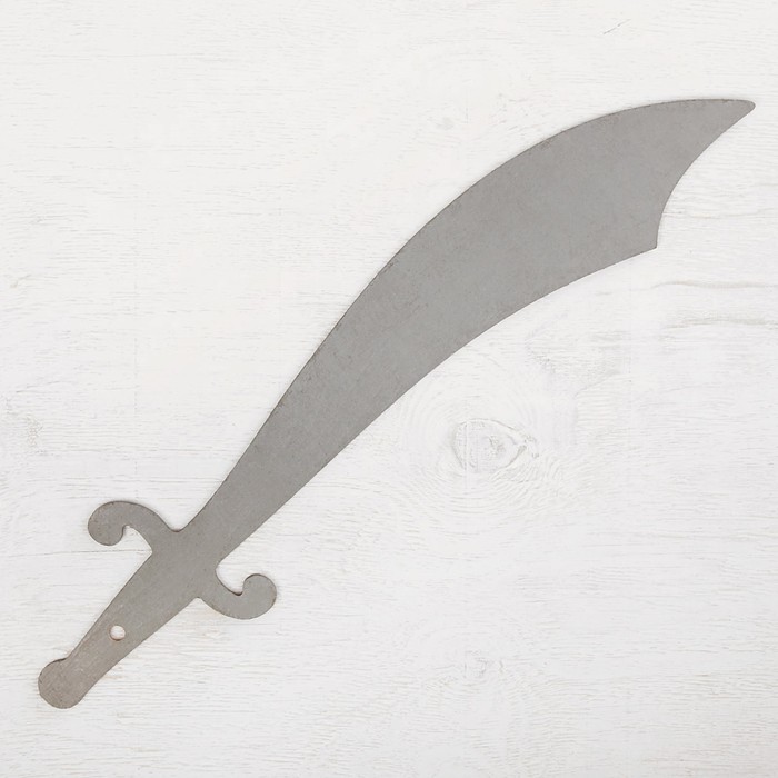 Деревянная игрушка "Меч" 65 см, серебро