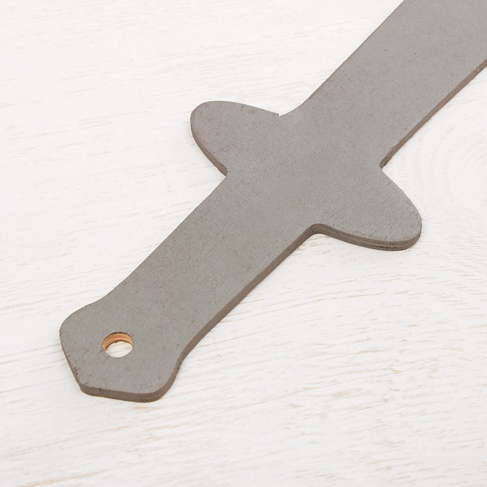 Меч деревянный прямой 44 см, серебро