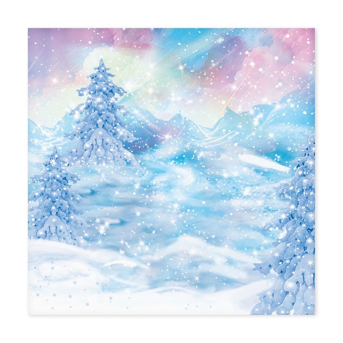 Бумага для скрапбукинга «Северное сияние», 15,5 × 15,5 см