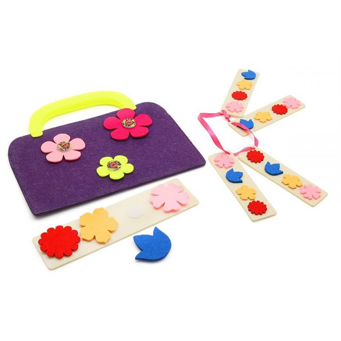 Дидактический коврик "Цветы"