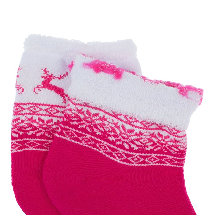 Носки женские плюшевые, цвет МИКС, размер 23-25