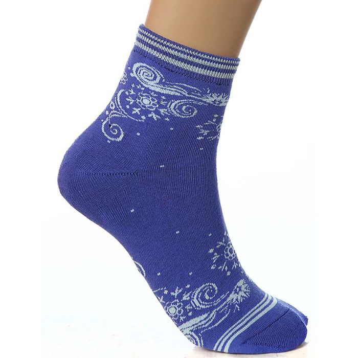 Носки женские плюшевые, цвет МИКС, размер 23-25