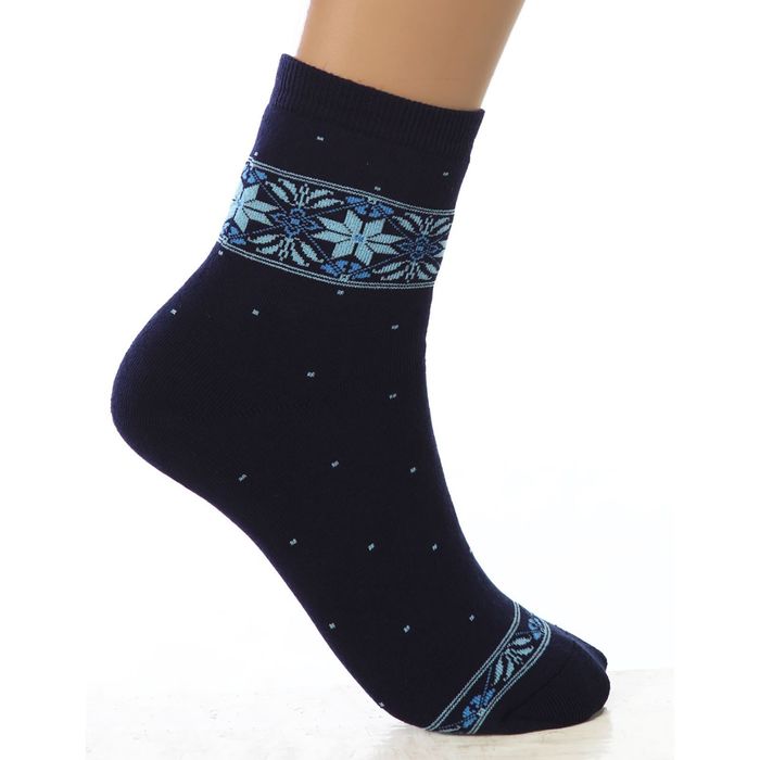 Носки женские плюшевые, цвет МИКС, размер 23-25