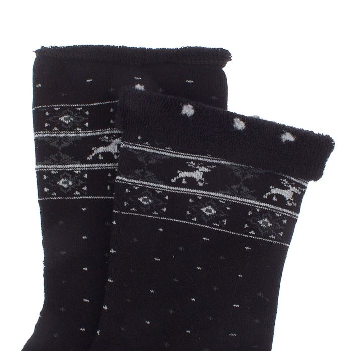 Носки женские плюшевые, цвет МИКС, размер 23-25